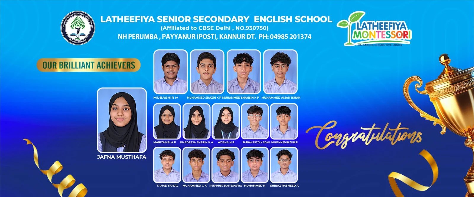 Our Brilliant Achievers